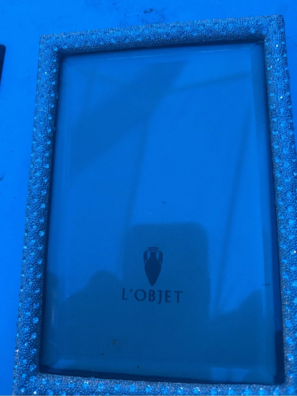 L'Objet Swarovski Beaded Photo Frame